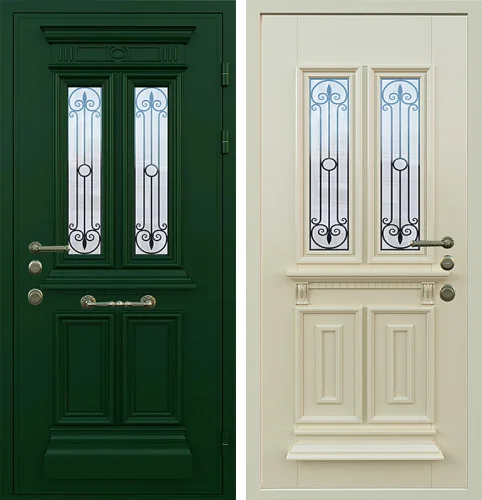 Английская дверь в дом №24 с замками KALE