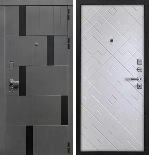 Уличная входная дверь с терморазрывом №127