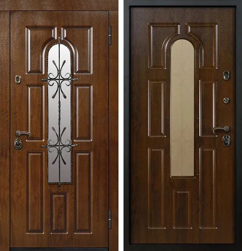 Входная дверь с ковкой №8