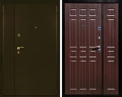 Дверь двупольная металлическая №10