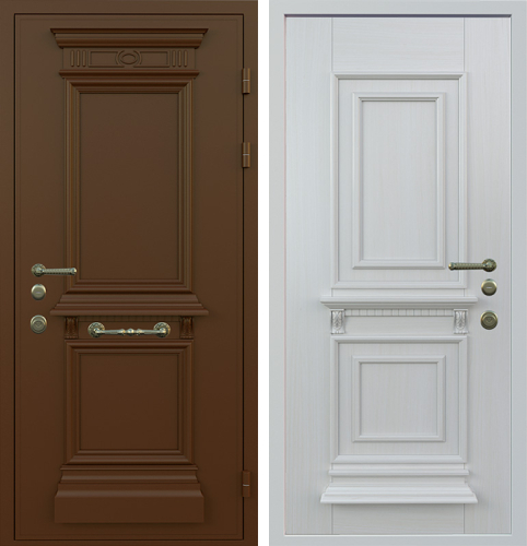 Входная дверь в американском стиле №77