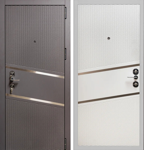 Дверь для коттеджа с терморазрывом Аляска №73