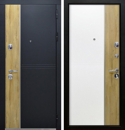 Современная входная дверь в дом №36