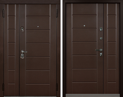 Полуторная входная дверь №14