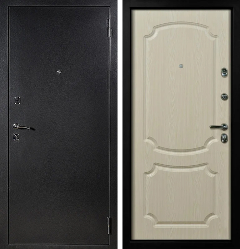 Входная дверь антик серебро №27