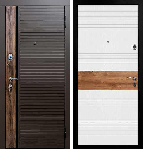 Дверь входная теплая для частного дома №63