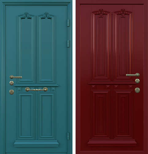 Входная дверь в английском стиле №81