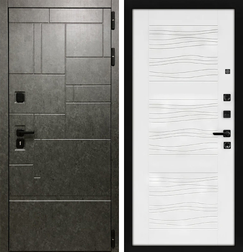 Дверь зимняя с терморазрывом №49