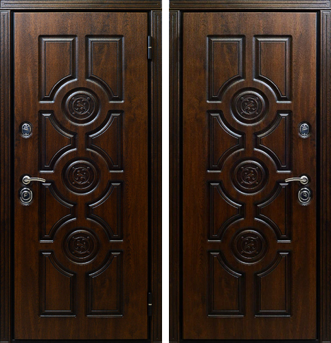 Дверь из массива дуба №14 размером 960x2050 мм