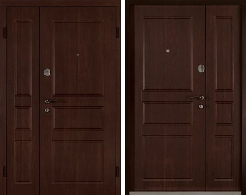 Распашная двустворчатая дверь №1
