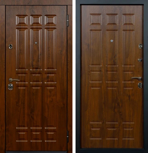 Входная дверь под дерево в квартиру №23 с замками KALE