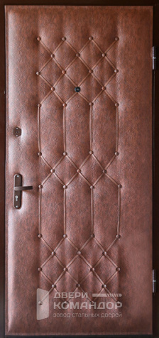 Дверь входная металлическая дешевая №11 размером 960x2050 мм - наружная сторона