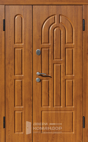 Дверь двустворчатая входная металлическая №7 - наружная сторона