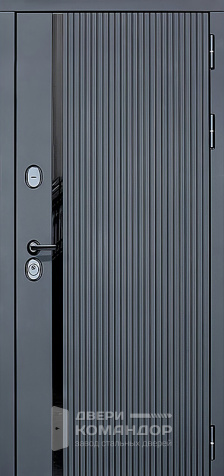 Металлическая дверь с терморазрывом для коттеджа №94 - наружная сторона