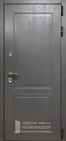 Дверь входная серая уличная №93 - наружная сторона