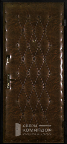 Металлическая дверь с дермантином №2 - наружная сторона