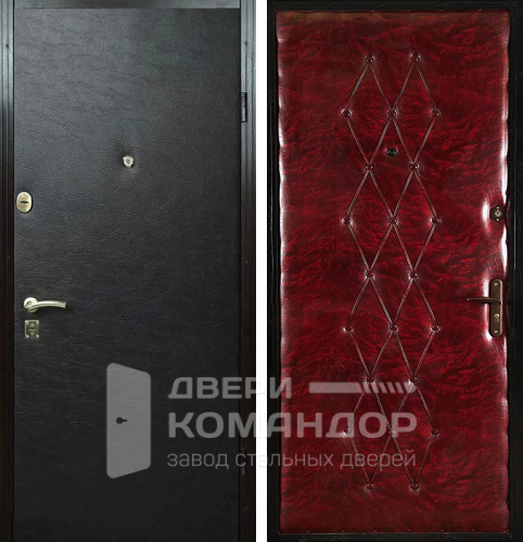 Металлическая дверь самая простая и дешевая №13 размером 960x2050 мм