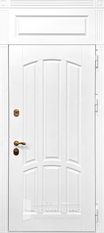 Входная дверь с верхней фрамугой №53 - наружная сторона