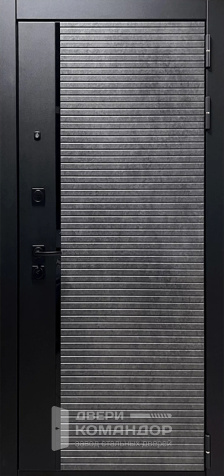 Входная дверь с терморазрывом с зеркалом №83 размером 860x2050 мм - наружная сторона