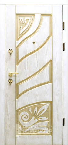 Входная дверь белый дуб №2 - наружная сторона