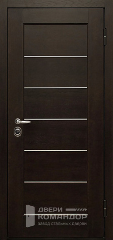 Дверь входная с шумоизоляцией и теплоизоляцией №19 размером 900x2000 мм - наружная сторона