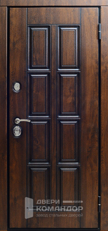 Входная деревянная дверь в квартиру №13 размером 960x2050 мм - наружная сторона