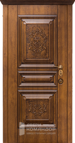 Входная дверь из массива дерева №12 размером 900x2000 мм - внутренняя сторона