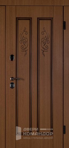 Дверь металлическая входная уличная недорого №57 размером 900x2000 мм - наружная сторона