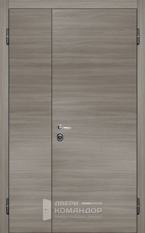 Двустворчатая дверь входная №8 - наружная сторона