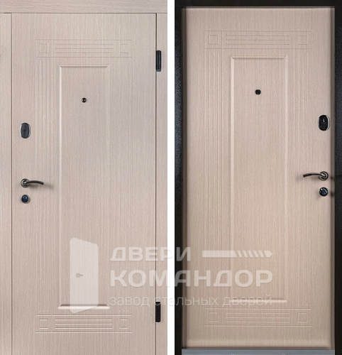 Белый ясень входная дверь №50 размером 900x2000 мм