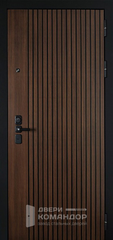 Уличная термо дверь с зеркалом №109 - наружная сторона