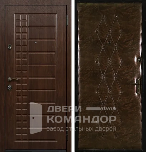 Дверь обитая дермантином с внутренней стороны №14