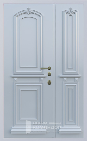 Дверь металлическая двупольная №24 - внутренняя сторона