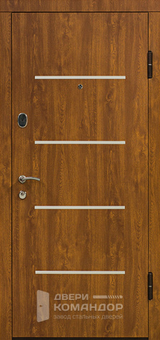 Входная дверь в дом из бруса №21 размером 900x2000 мм - наружная сторона