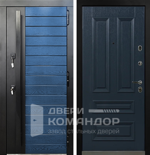 Металлическая дверь с терморазрывом для дачи №65 размером 860x2050 мм