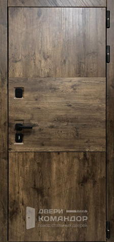 Входная дверь лофт с зеркалом №33 - наружная сторона