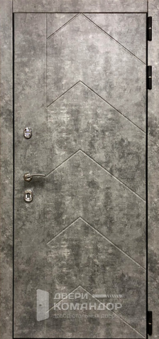 Дверь входная уличная утепленная с терморазрывом №57 размером 860x2050 мм - наружная сторона