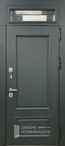 Уличная дверь с фрамугой №7 - наружная сторона