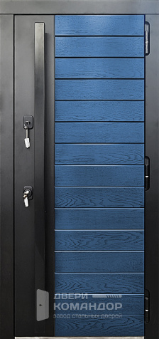 Металлическая дверь с терморазрывом для дачи №65 размером 860x2050 мм - наружная сторона