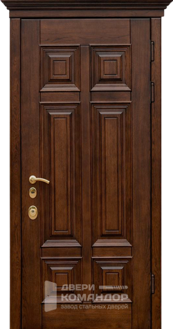 Металлическая дверь на заказ №6 размером 960x2050 мм - наружная сторона