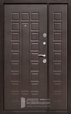 Двустворчатая дверь входная №8 - внутренняя сторона