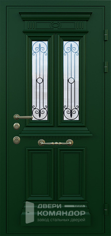 Английская дверь в дом №24 с замками KALE - наружная сторона