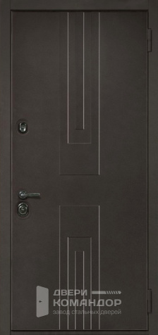 Серая входная дверь №24 - наружная сторона