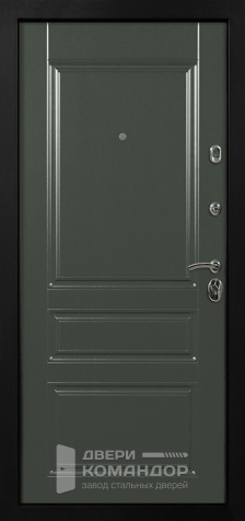 Зеленая железная дверь №6 - внутренняя сторона