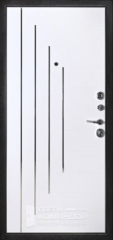 Утепленная дверь для загородного дома №72 размером 960x2050 мм - внутренняя сторона