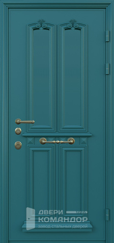 Входная дверь в английском стиле №81 с замками KALE - наружная сторона