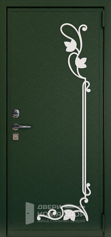 Кованая входная дверь №15 - наружная сторона