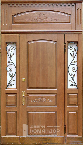 Дверь входная металлическая высокая №3 с замками CISA - наружная сторона