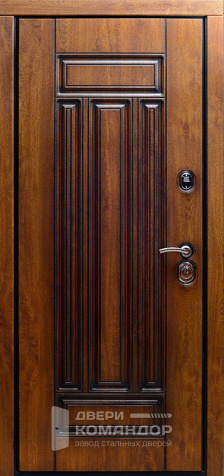 Дверь филенчатая из массива сосны №12 с замками CISA - внутренняя сторона