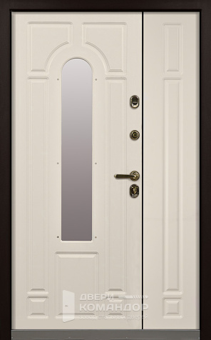 Двойная дверь входная №17 с замками CISA - внутренняя сторона